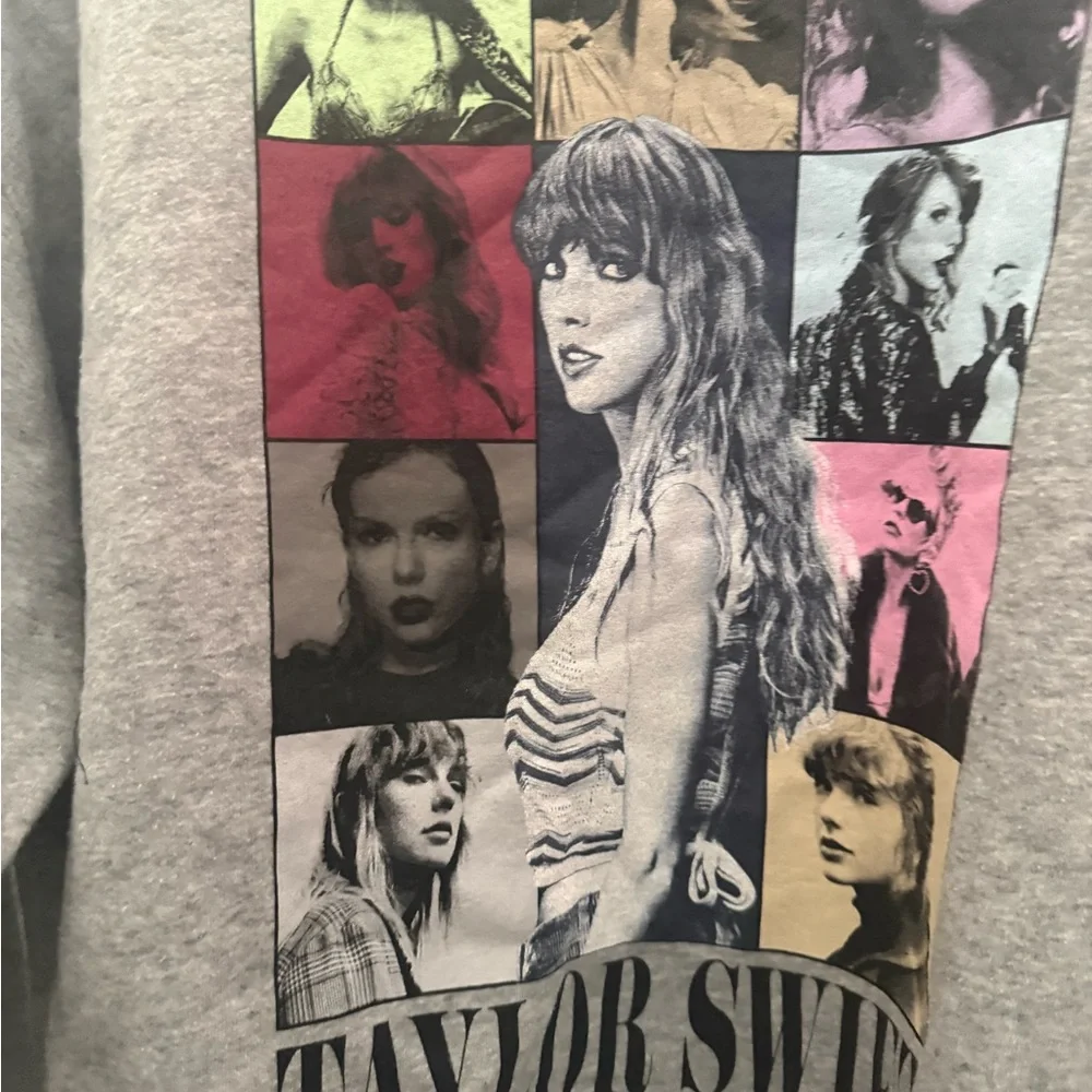 Taylor Swift The Eras Tour Gray Sweatshirt - Unisex - Picture 2 of 4